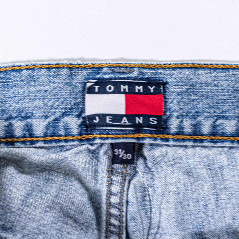 Tommy Hilfiger Jeans Flag Patch Distressed Jeans
