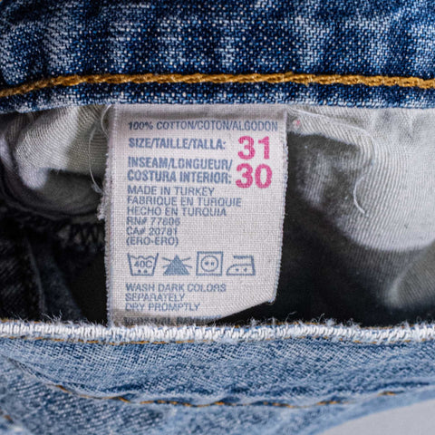 Tommy Hilfiger Jeans Flag Patch Distressed Jeans