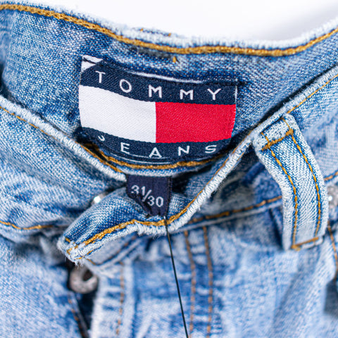 Tommy Hilfiger Jeans Flag Patch Distressed Jeans