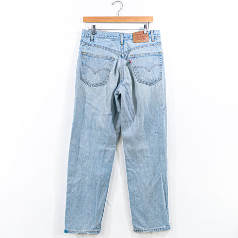 Levis Jeans Distressed Faded Dyed