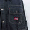 Ecko Unltd Complex Zip Sleeve Waxed Denim Jacket Hip Hop Baggy