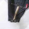 Ecko Unltd Complex Zip Sleeve Waxed Denim Jacket Hip Hop Baggy