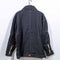 Ecko Unltd Complex Zip Sleeve Waxed Denim Jacket Hip Hop Baggy