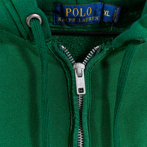 Polo Ralph Lauren Full Zip Hoodie Sweatshirt Sportsman Apparel Talon Zipper