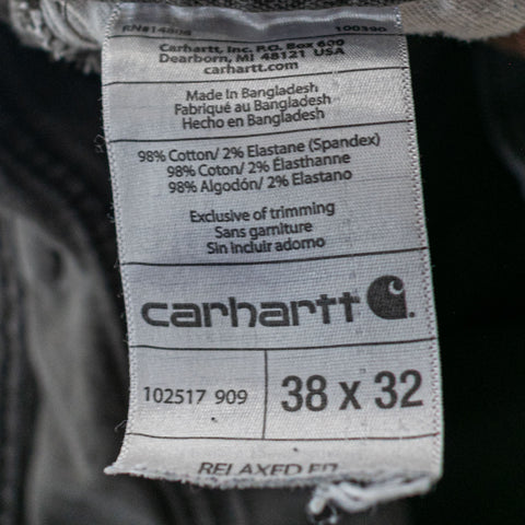 Carhartt Work Pants Distressed Sun Faded Workwear Grunge Skater