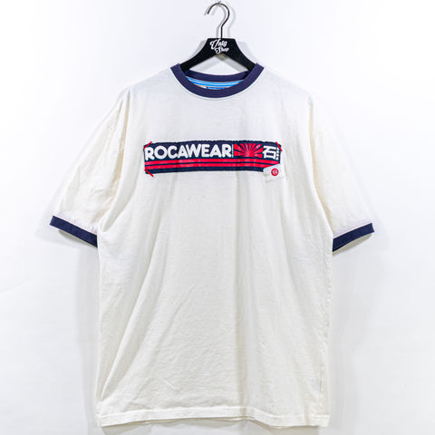 Rocawear Japan Spell Out Ringer T-Shirt Hip Hop