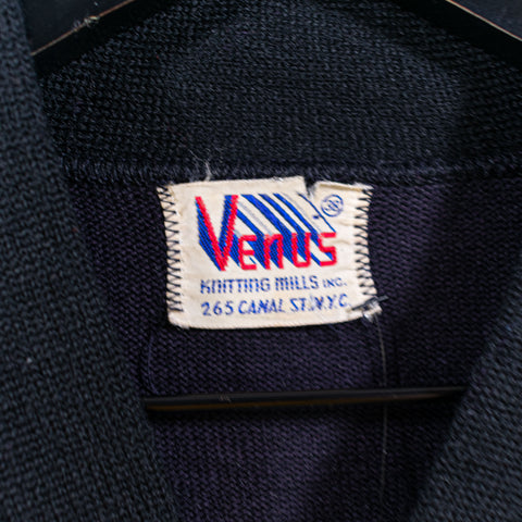Venus Knitting Mills NYC Cardigan Sweater Varsity