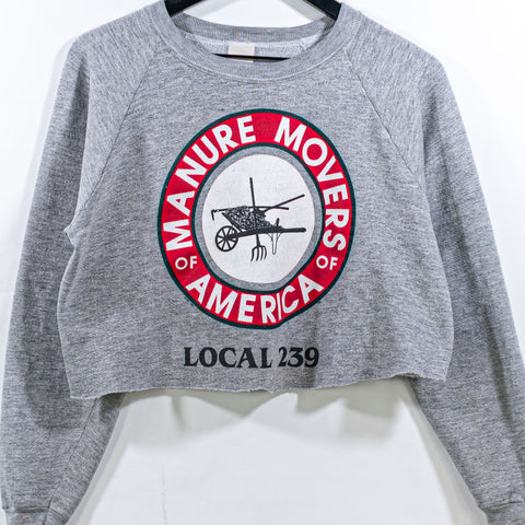 Manure Movers of America Cropped Sweatshirt