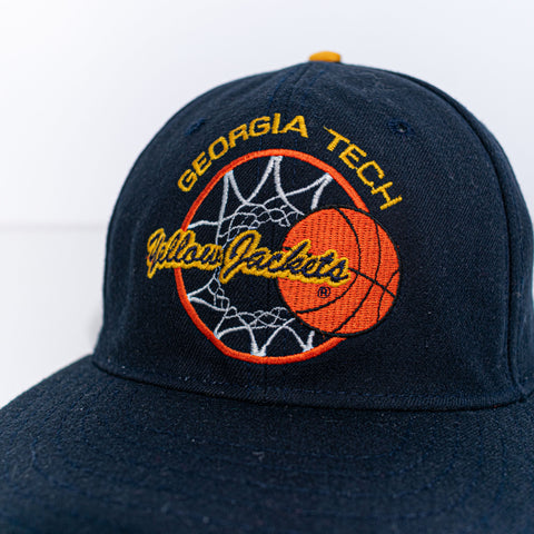 Georgia Tech University Yellow Jackets Basketball SnapBack Hat