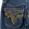 ANTIK Denim Jeans Hip Hop Baggy Embroidered