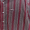 Avirex Striped Textured Short Sleeve Button Shirt Hip Hop