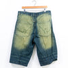 Baggy Hip Hop Jean Shorts Dyed Embroidered Skater