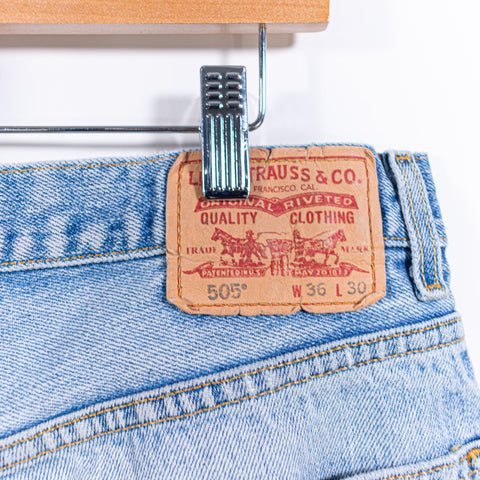 Levis 505 Jeans Skater Grunge Repaired