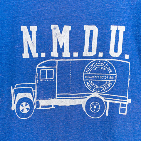 NMDU Newspaper Mail Deliver's Union T-Shirt New York
