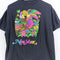 New York Parrot Flowers T-Shirt Neon Art