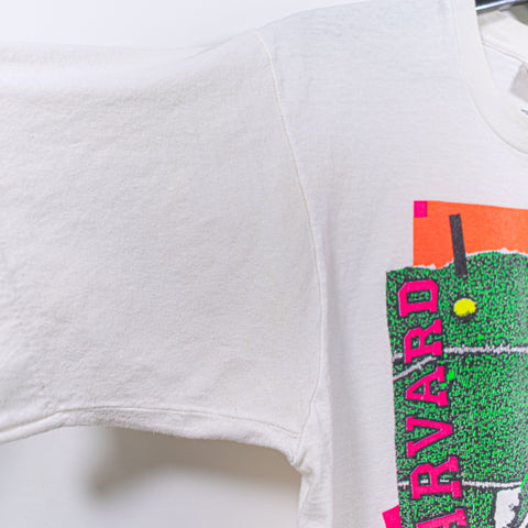 Harvard Tennis T-Shirt Neon Pop Art