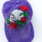 Skull Roses Bedazzled Hat Strap Back Cheveux