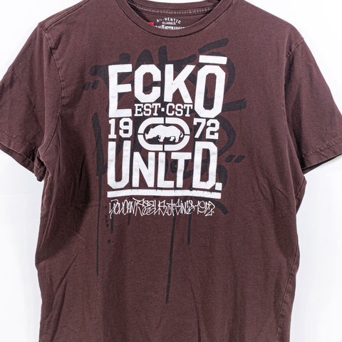 Ecko Unltd Logo Graffiti T-Shirt Hip Hop
