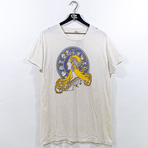 La Plume Zodiac Calendar Alphonse Mucha T-Shirt