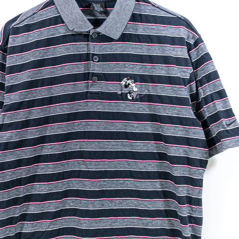 NIKE Mickey Mouse Golf Polo Shirt Striped