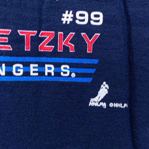 New York Rangers Wayne Gretzky T-Shirt The Great One Retirement Pro Player