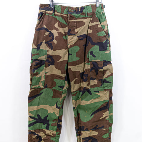 Woodland Camo Military Cargo Pants Joggers