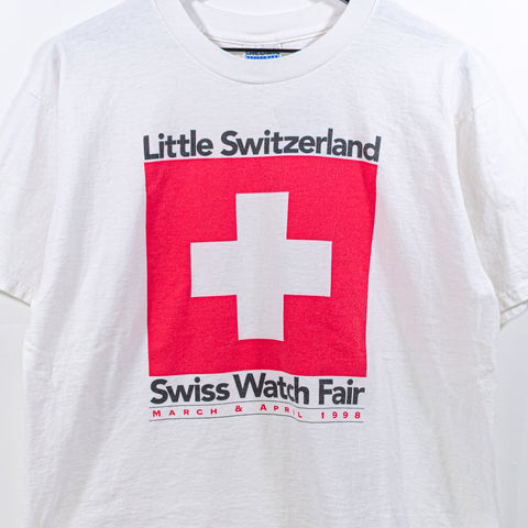 1998 Little Switzerland Watch Fair Omega Breitling Tag Rado T-Shirt