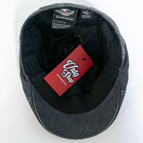 Harley Davidson Motorcycles Newsboy Hat Embroidered