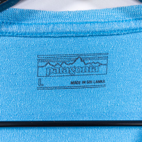 Patagonia Pocket T-Shirt Logo Hemp Cotton