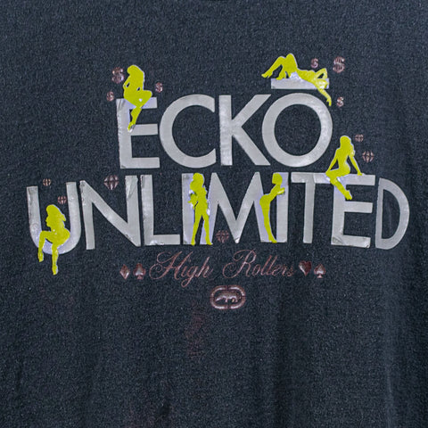 Ecko Unltd High Rollers Pin Up T-Shirt Hip Hop