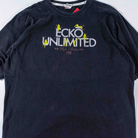 Ecko Unltd High Rollers Pin Up T-Shirt Hip Hop