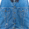 Marithe Francois Girbaud Denim Trucker Jacket Corduroy Collar