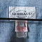 Marithe Francois Girbaud Denim Trucker Jacket Corduroy Collar