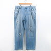 ENYCE Hip Hop Baggy Jeans Patch Skater Wide Leg