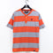 MECCA Striped Henley T-Shirt Hip Hop Skater