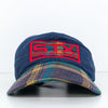 STX Lacrosse Hat Stretch Back Plaid