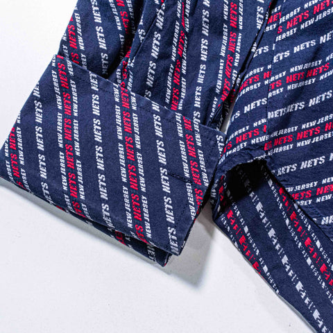 Headmaster NBA New Jersey Nets AOP Button Shirt