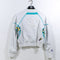 Akademiks Hearts AOP Cropped Zip Up Track Jacket