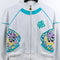 Akademiks Hearts AOP Cropped Zip Up Track Jacket