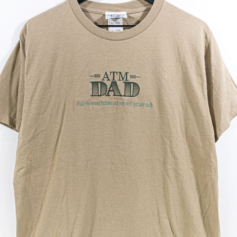ATM Dad Joke T-Shirt Push The Wrong Button
