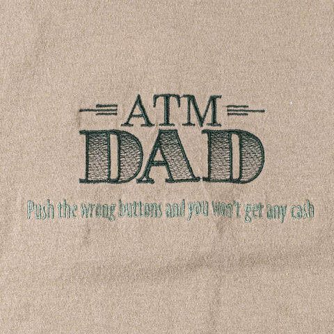 ATM Dad Joke T-Shirt Push The Wrong Button