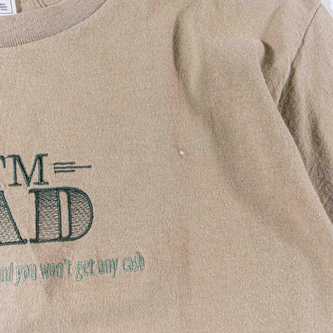 ATM Dad Joke T-Shirt Push The Wrong Button