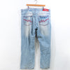 Miskeen Hip Hop Baggy Jeans Wide Leg Embroidered