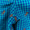 Robert Graham Gingham Plaid Lizard Linen Cotton Shorts