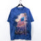 The Mountain New York Skyline T-Shirt Statue of Liberty American Flag