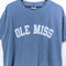 Ole Miss University of Mississippi T-Shirt Overdyed