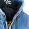 Carhartt Work Jacket Hooded Sun Faded Blue