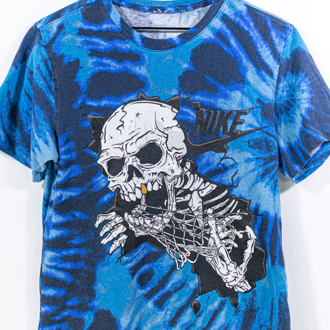 NIKE Skeleton Tie Dye Basketball T-Shirt