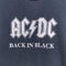 ACDC Back In Black T-Shirt 2004 Sun Faded