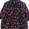 No Boundaries Flames AOP Short Sleeve Button Camp Shirt